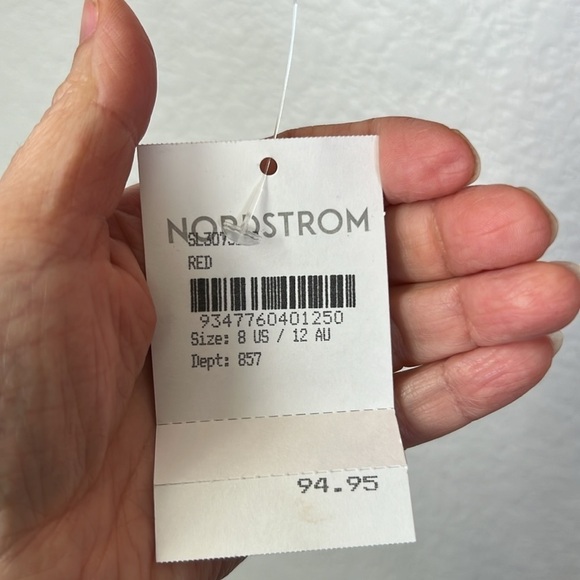 Sea Level Cross Front Red Bikini Top Size 8 - Picture 12 of 12